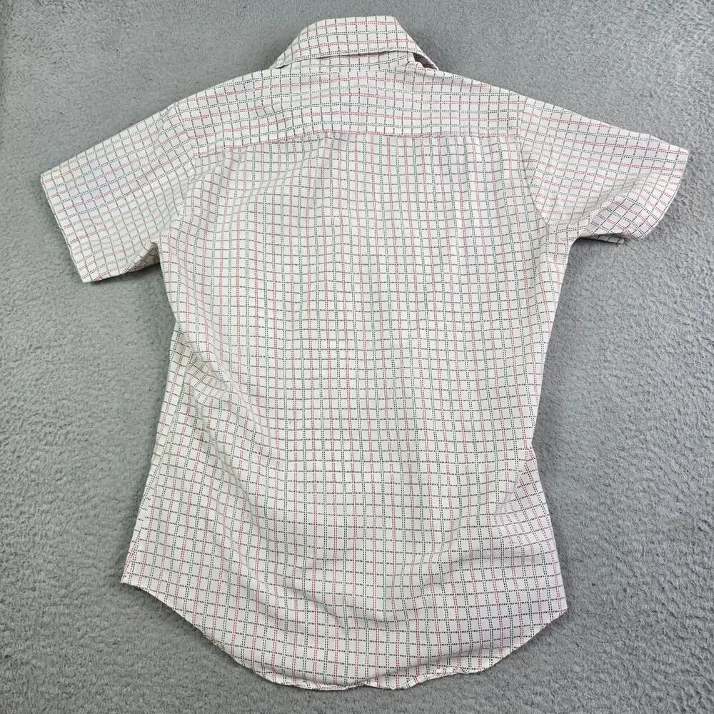 Vintage‎ 70's Button Front Shirt Lot of 2 Boys Size 14 Retro Movie TV Props